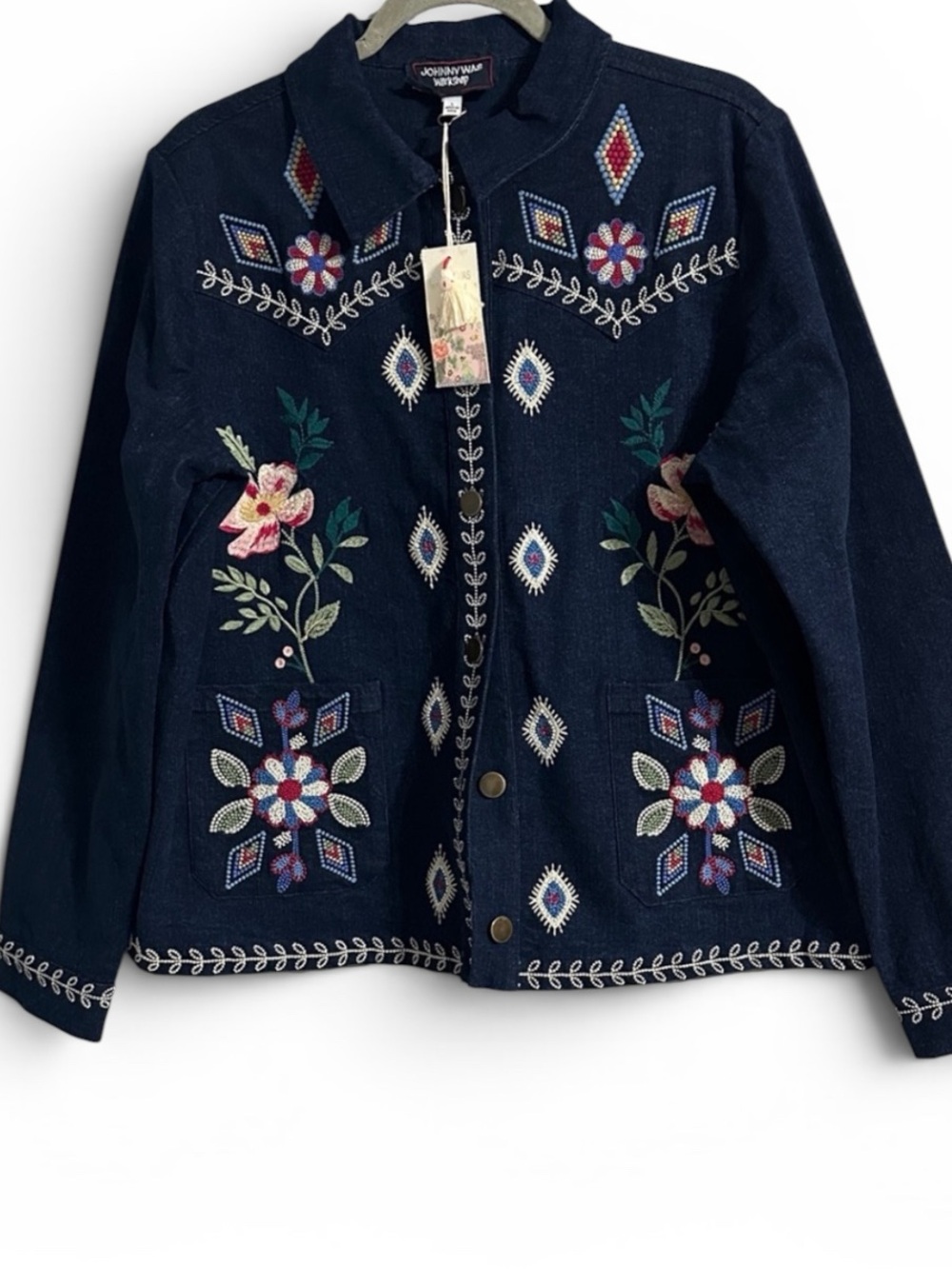 Johnny Was Western Mila beaded embroidered jacket NWT - Picture 6 of 13
